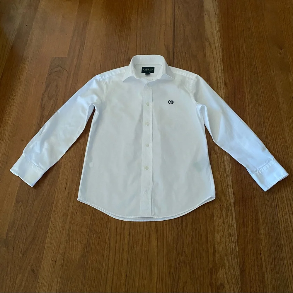 Ralph Lauren White Formal Boy’s Shirt